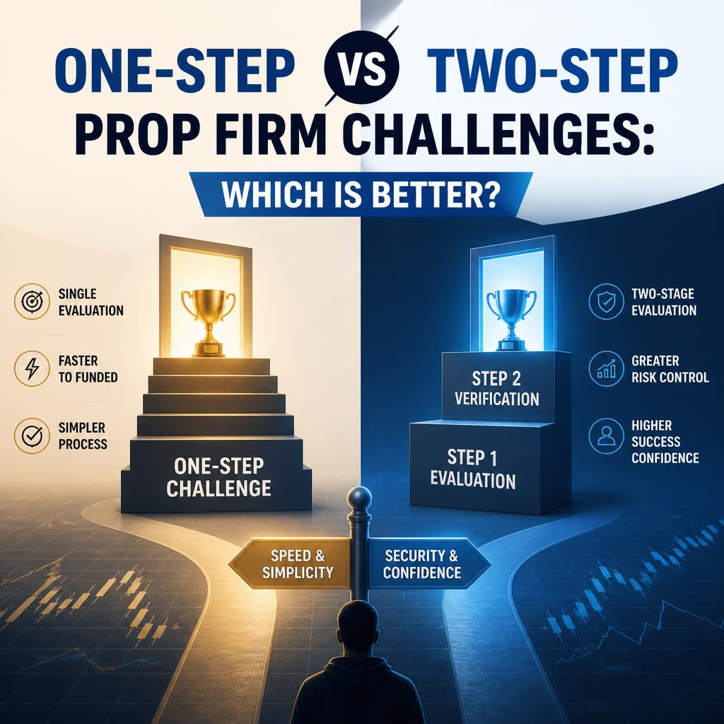One-Step vs Two-Step Prop Firm Challenges: Which Is Better?